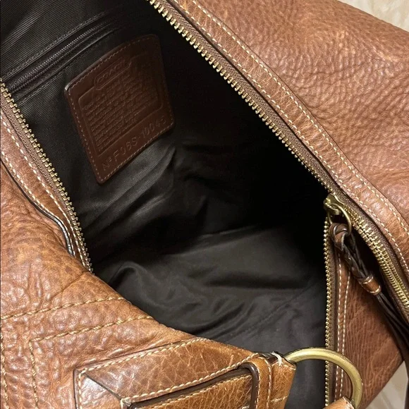 Vintage Coach Brown Leather Hobo Bag - Picture 5 of 6